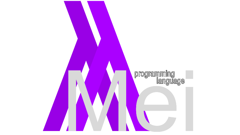 The Mei programming language logo